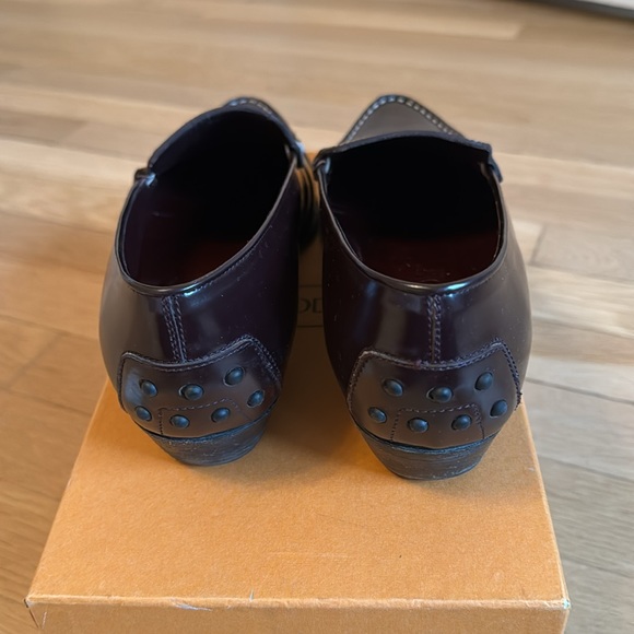 Tod’s Rio Loafers - chocolate brown - size 38.5 - Picture 3 of 8